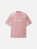 DAXUEN Oversized short-sleeved embroidered T-shirt