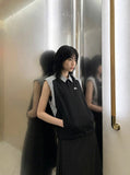 DAXUEN Short-sleeved polo shirt with striped panels — model photo