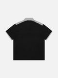 DAXUEN Short-sleeved polo shirt with striped panels
