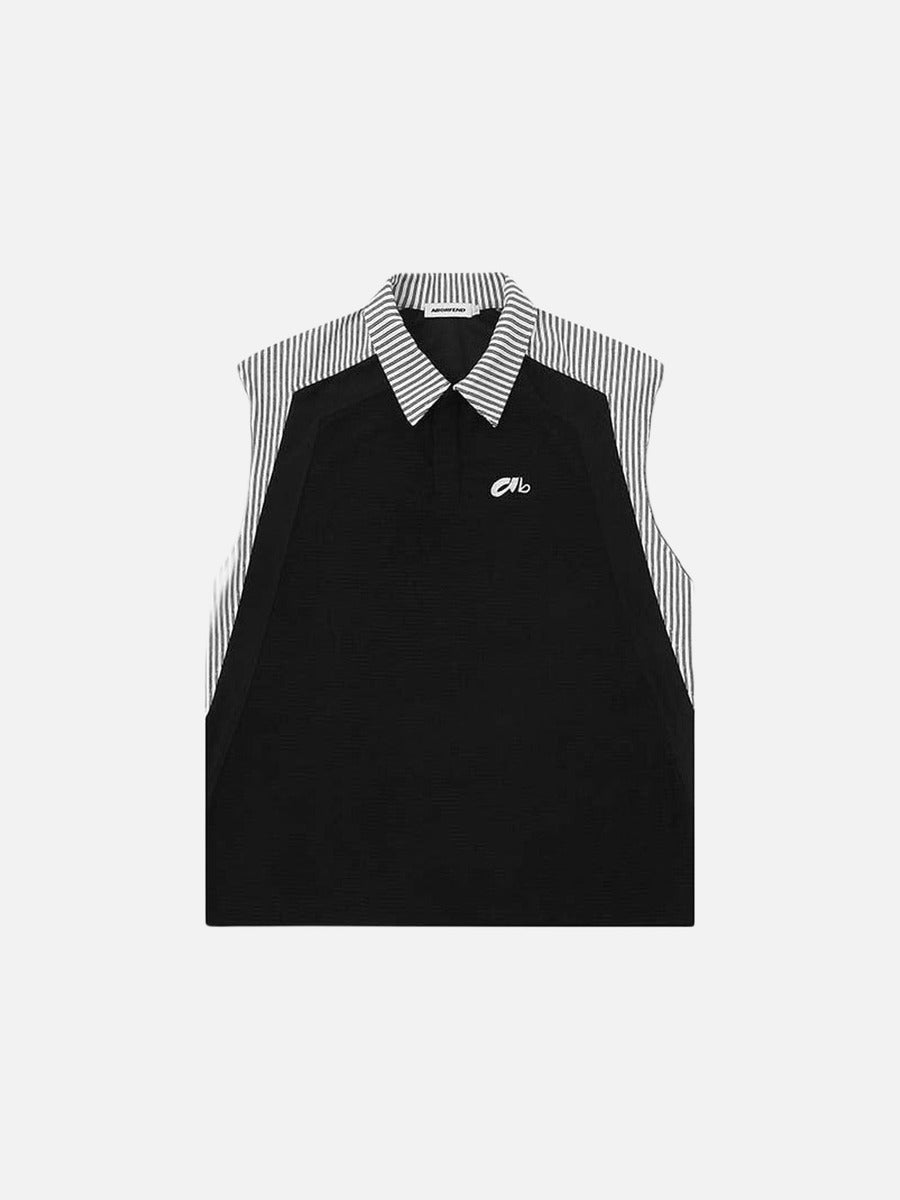 DAXUEN Short-sleeved polo shirt with striped panels