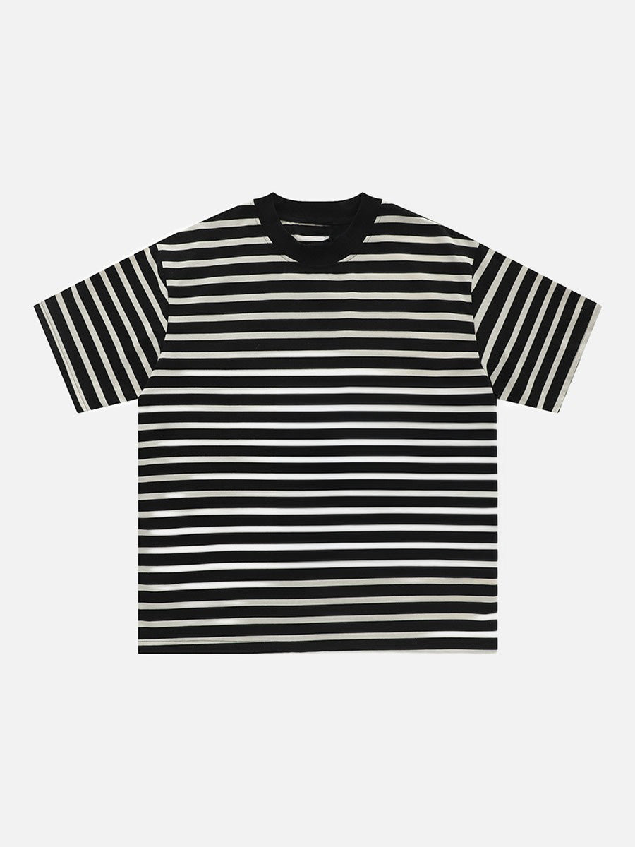 Bold Stripe Relaxed-Fit T-Shirt