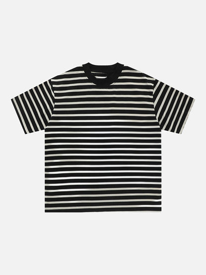Bold Stripe Relaxed-Fit T-Shirt