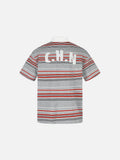 DAXUEN grey striped polo with number 23 graphic