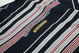 DAXUEN grey striped polo with number 23 graphic