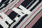 DAXUEN grey striped polo with number 23 graphic