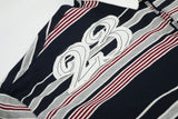 DAXUEN grey striped polo with number 23 graphic