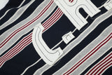 DAXUEN grey striped polo with number 23 graphic
