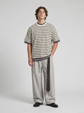 DAXUEN Set of two oversized striped t-shirts — model photo