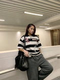 DAXUEN Bold Striped Polo Shirt | DAXUEN — model photo