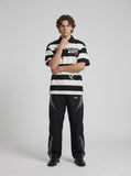 DAXUEN Bold Striped Polo Shirt | DAXUEN — model photo