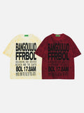 DAXUEN Short-sleeved tie-dye graphic t-shirt