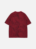 DAXUEN Short-sleeved tie-dye graphic t-shirt