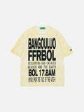 DAXUEN Short-sleeved tie-dye graphic t-shirt