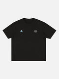 Bold Triangular Graphic Oversized T-Shirt