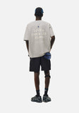 DAXUEN black oversized triangular graphic tee