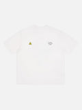 Bold Triangular Graphic Oversized T-Shirt