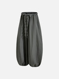 DAXUEN dark navy wide-leg pants with white stripes
