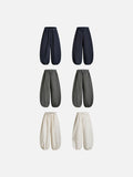 DAXUEN dark navy wide-leg pants with white stripes