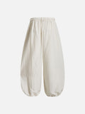 DAXUEN dark navy wide-leg pants with white stripes