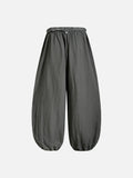 DAXUEN dark navy wide-leg pants with white stripes