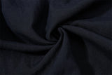 DAXUEN dark navy wide-leg pants with white stripes