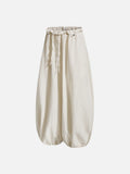 DAXUEN dark navy wide-leg pants with white stripes
