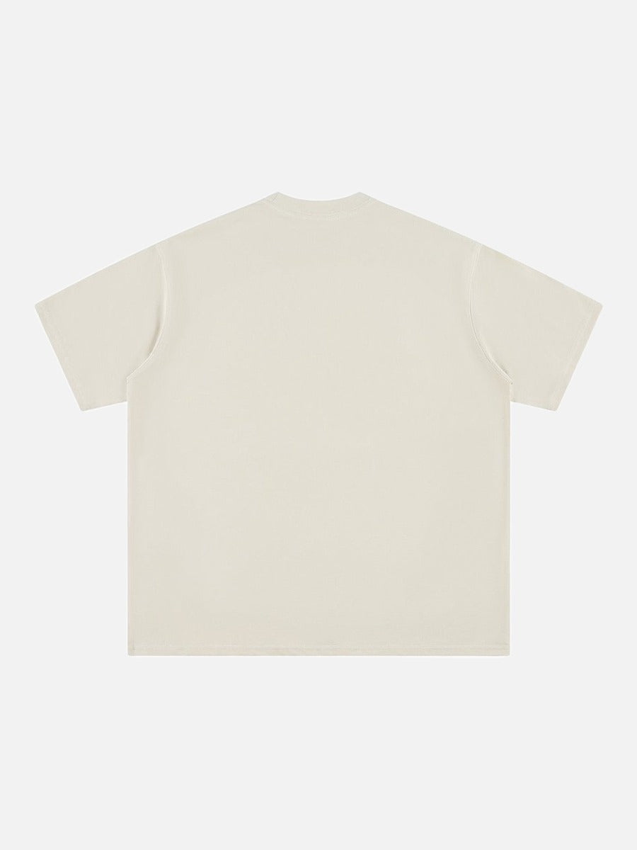 DAXUEN Relaxed-fit short-sleeve crew neck t-shirt with graphic