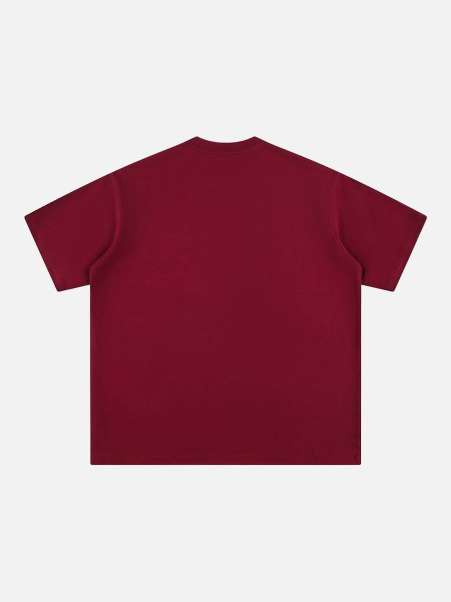 DAXUEN Relaxed-fit short-sleeve crew neck t-shirt with graphic
