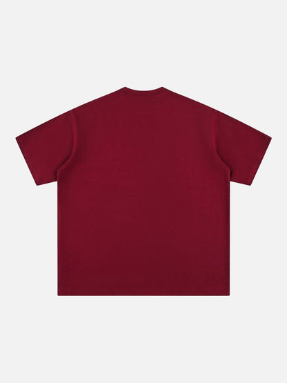DAXUEN Relaxed-fit short-sleeve crew neck t-shirt with graphic