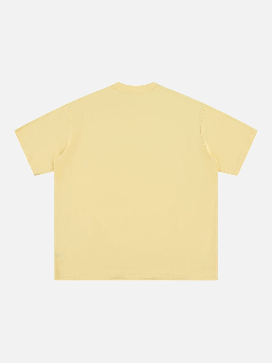 DAXUEN Relaxed-fit short-sleeve crew neck t-shirt with graphic