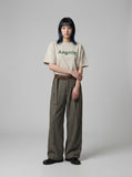 DAXUEN Relaxed-fit short-sleeve crew neck t-shirt with graphic — model photo
