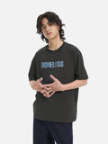 DAXUEN Oversized Denim-Effect Graphic Tee