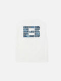 Oversized Denim-Effect Graphic Tee