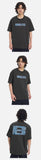 DAXUEN Oversized Denim-Effect Graphic Tee