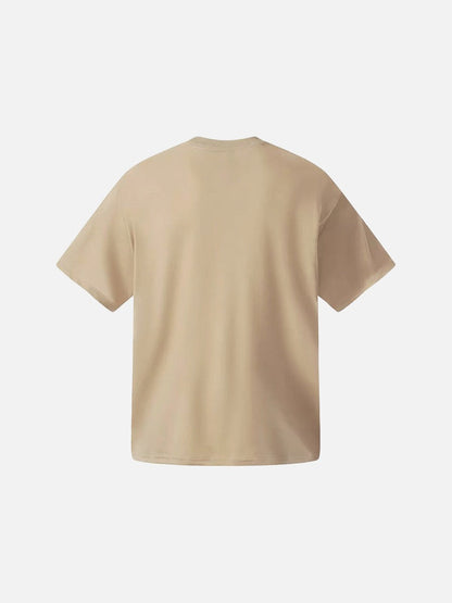 DAXUEN Botanical print loose-fit T-shirt
