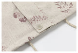 DAXUEN light beige botanical print utility jacket