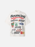 Bouncing Graphic Oversized T-Shirt