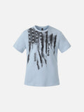 DAXUEN Boundless Brushstroke Flag T-Shirt