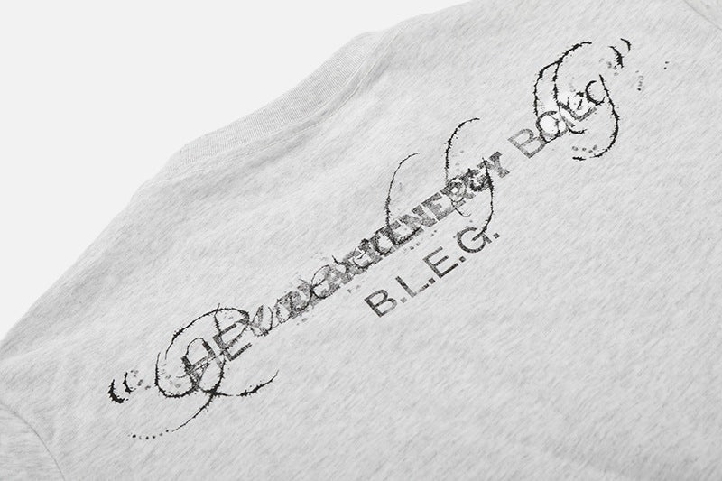 DAXUEN Boundless Brushstroke Flag T-Shirt