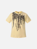 DAXUEN Boundless Brushstroke Flag T-Shirt