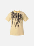 DAXUEN Boundless Brushstroke Flag T-Shirt