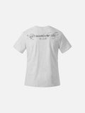 DAXUEN Crew neck graphic T-shirt with abstract flag print