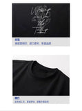 DAXUEN white oversized tulip outline graphic tee