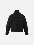 DAXUEN black oversized jacket with silver buttons