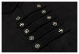 DAXUEN black oversized jacket with silver buttons
