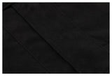 DAXUEN black oversized jacket with silver buttons