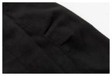 DAXUEN black oversized jacket with silver buttons