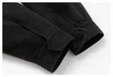 DAXUEN black oversized jacket with silver buttons