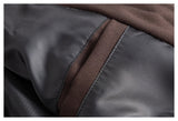 DAXUEN dark brown boxy casual jacket with studs
