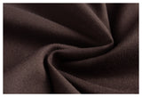 DAXUEN dark brown boxy casual jacket with studs